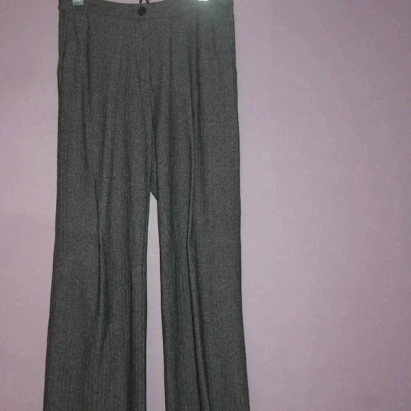 J.Jill Stretch Trousers Herringbone Pattern Size 6 with Pockets - Picture 1 of 12